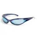 Balenciaga Eyewear Dynamo cat-eye sunglasses - Blue