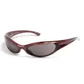 Balenciaga Eyewear Dynamo round-frame sunglasses - Pink