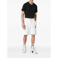 Philipp Plein logo-embossed track shorts - White