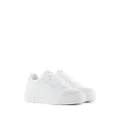 Armani Exchange logo-print low-top sneakers - White