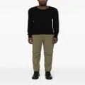 Herno pleat-detailing tapered trousers - Green