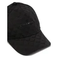 Emporio Armani logo print cap - Black