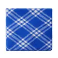 Burberry check-print wool blanket - Blue