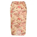 Ulla Johnson Paz floral-print sarong skirt - Multicolour