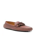 Tod's Kate Gommino Bubble leather loafers - Brown