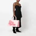 MSGM logo-print shoulder bag - Pink