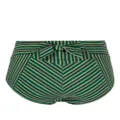 Marlies Dekkers Holi Vintage striped bikini bottoms - Green