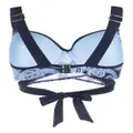 Marlies Dekkers Cache Coeur paisley-print push-up bikini top - Blue