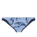 Marlies Dekkers Cache Coeur paisley-print bikini bottoms - Blue