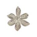 Dolce & Gabbana lilly 50mm brooch - Silver