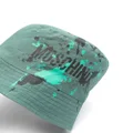 Moschino Kids logo-print bucket hat - Green