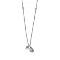 Dolce & Gabbana logo-pendant brass necklace - Silver
