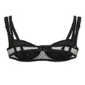 Dolce & Gabbana point d'esprit bra - Black