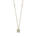 Dolce & Gabbana logo-engraved mixed-metal necklace - Gold