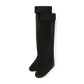 Dolce & Gabbana logo-band knee-high stockings - Black