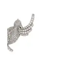 Balmain Swallow rhinestone-embellished earrings - Silver