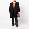 Karl Lagerfeld single-breasted tailored coat - Black