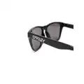 Oakley square-frame logo-lettering sunglasses - Black