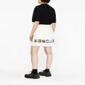 Moncler Pleated taffeta skirt - Neutrals