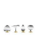Alessi Barkplace Tree place-marker set - Silver
