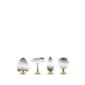Alessi Barkplace Tree place-marker set - Silver