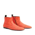 Giuseppe Zanotti Ron suede ankle boots - Red