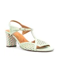 Chie Mihara Bessy 75mm leather sandals - Green