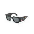 Lanvin x Future square-frame sunglasses - Black
