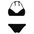 Balmain logo-embellished bikini set - Black