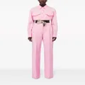 Alexander McQueen Military wool shirt - Pink
