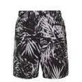 Calvin Klein logo-patch swim shorts - Black