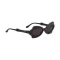 Marni oversized-frame sunglasses - Black