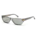 Dunhill Jagger geometric-frame sunglasses - Grey