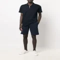 Kiton drawstring-waist fastening shorts - Blue