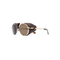 Persol round-frame tinted glasses - Gold