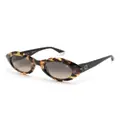 Etnia Barcelona Ampat oval-frame sunglasses - Brown