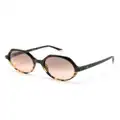 Etnia Barcelona Fontana geometric-frame sunglasses - Black
