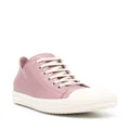Rick Owens lace-up leather sneakers - Pink