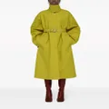 Jil Sander belted trench coat - Yellow