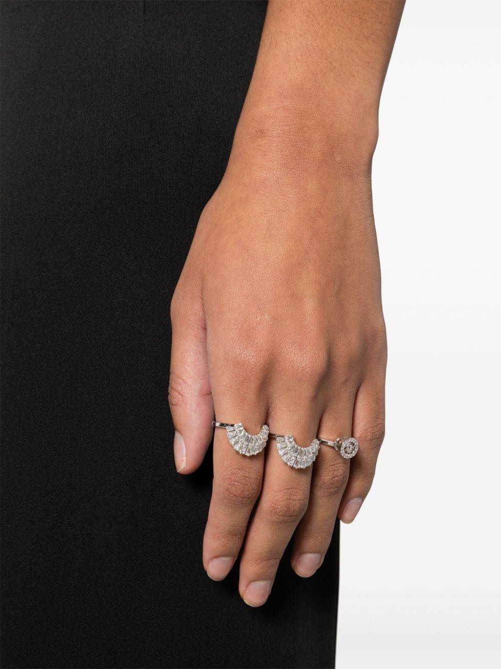 Swarovski Idyllia ring (set of three) - Silver