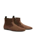 Giuseppe Zanotti Ron panelled suede ankle boots - Brown