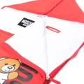 Moschino Kids Teddy Bear-print sleep bag - Red
