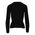 Veronica Beard Callie ribbed-knit jumper - Black
