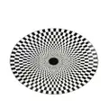 Fornasetti Egocentrismo geometric -print coffee table - Black