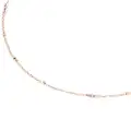 Dodo 9kt rose gold Mini Granelli necklace - Silver