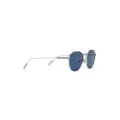 Zegna oval-frame tinted-lenses sunglasses - Grey