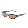 Balenciaga Eyewear GV Day cat-eye frame sunglasses - Brown