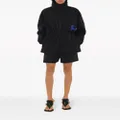 Burberry EKD-embroidered track shorts - Black