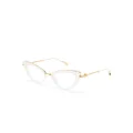 Valentino Eyewear V Daydream cat-eye glasses - White