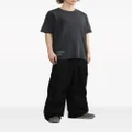 izzue wide-leg cargo trousers - Black
